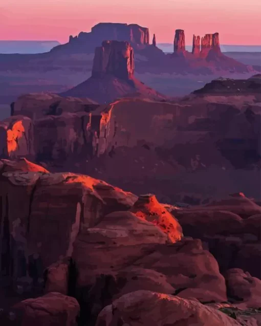 Mesa Arizona Paint By Numbers