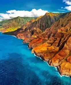 Napali Coast Paint By Numbers