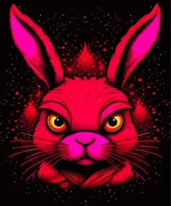 Red Rabbit Paint By Numbers