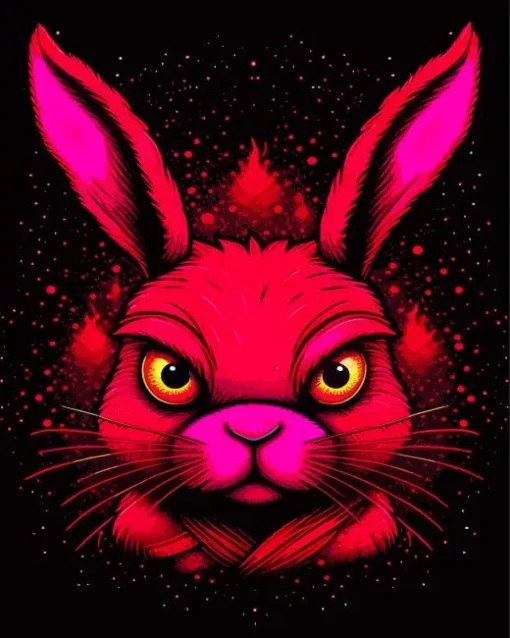 Red Rabbit Paint By Numbers