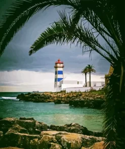 Santa Marta Lighthouse Paint By Numbers