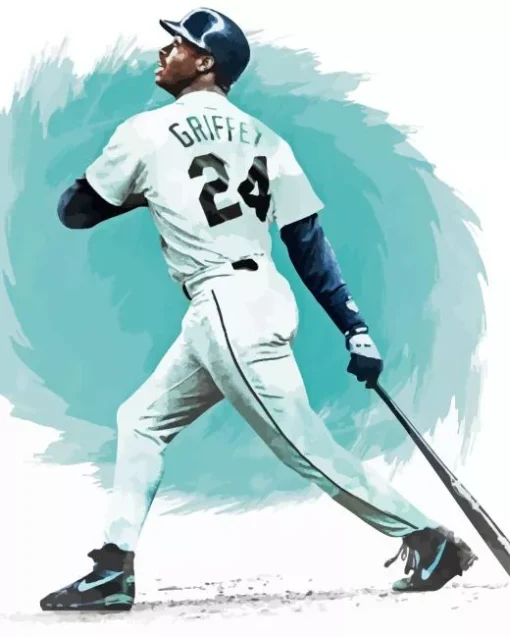 George Kenneth Griffey Jr Paint By Numbers
