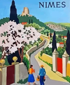 Nimes Poster Paint By Numbers