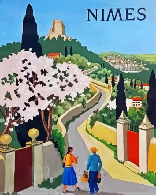 Nimes Poster Paint By Numbers