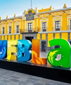 Colorful Puebla Paint By Numbers