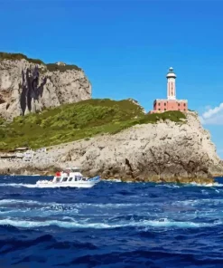 Punta Carena Lighthouse Paint By Numbers