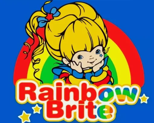 Rainbow Bright Poster Paint By Numbers