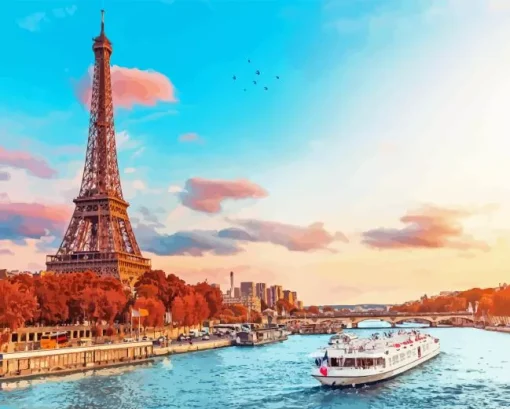 Seine River Paint By Numbers