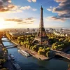 Seine Eiffel Paint By Numbers