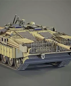 Stridsvagn 103 Paint By Numbers