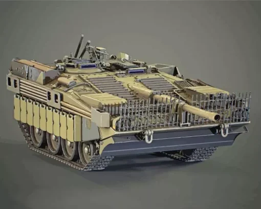 Stridsvagn 103 Paint By Numbers