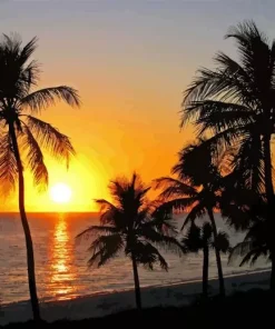 Sunset Sanibel Paint By Numbers