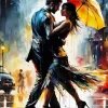 Tango In Rain Paint By Numbers