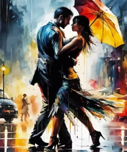 Tango In Rain Paint By Numbers