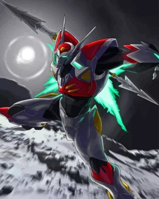 Tekkaman Paint By Numbers