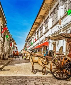 Vigan Calle Crisologo Paint By Numbers