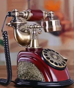 Vintage Phone Paint By Numbers
