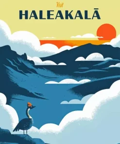 Aesthetic Haleakala Paint By Numbers