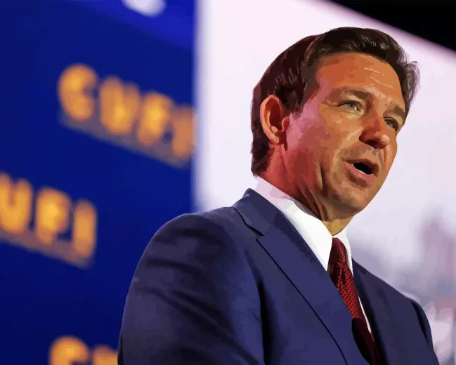 Ron Desantis Paint By Numbers