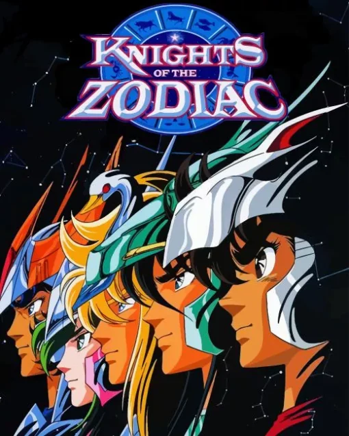 Saint Seiya Knights Of The Zodiac Paint By Numbers