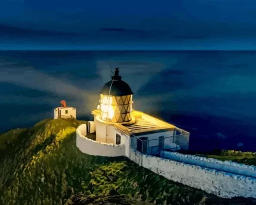 St Abbs Lighthouse Paint By Numbers