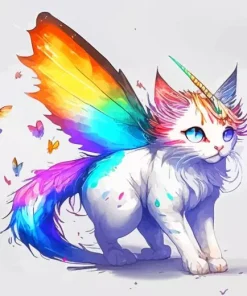 Unicorn Cat Paint By Numbers