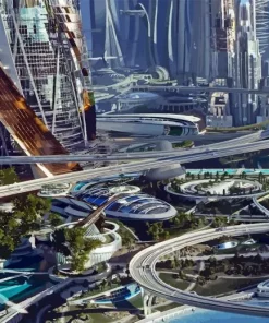Utopia City Paint By Numbers