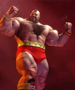 Zangief Paint By Numbers