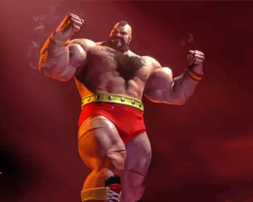 Zangief Paint By Numbers