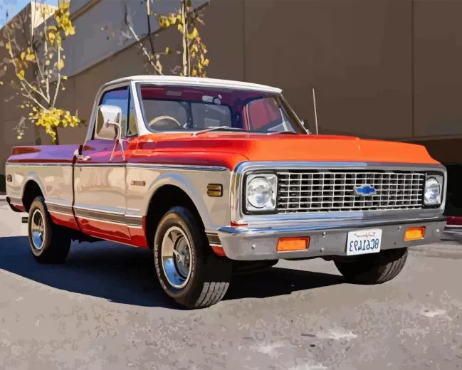 1972 Truck Paint By Numbers