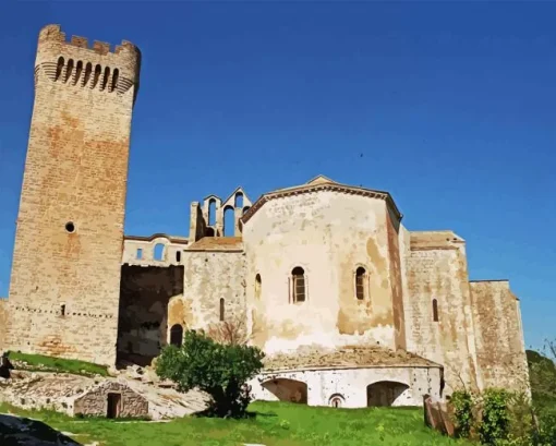 Abbaye de Montmajour Paint By Numbers