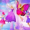 Barbie Mariposa Paint By Numbers