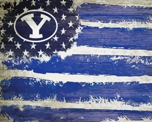 BYU Cougars Football Paint By Numbers