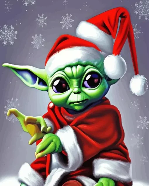 Baby Yoda Paint By Numbers