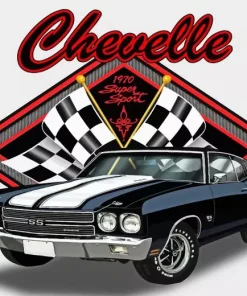 Chevelle Super Sport Paint By Numbers