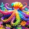 Colorful Octopus Paint By Numbers