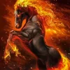 Amazing Devil Horse Paint By Numbers
