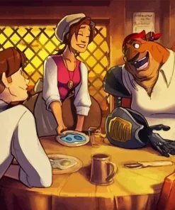 Treasure Planet Paint By Numbers