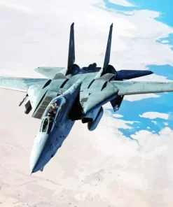 Amazing F 14 Tomcat Paint By Numbers