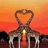 Giraffe Romance Paint By Numbers