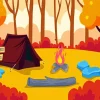 Tent Camping Paint By Numbers