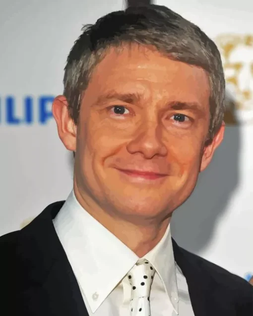 Classy Martin Freeman Paint By Numbers