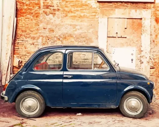 Old Fiat 500 Paint By Numbers