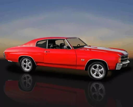 Chevy Chevelle Super Paint By Numbers