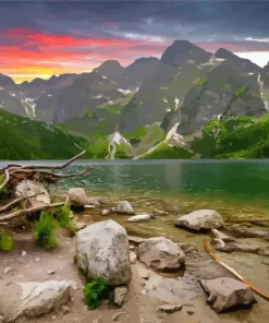 Tatra Morskie Oko Paint By Numbers