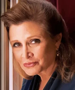 Carrie Fisher Paint By Numbers