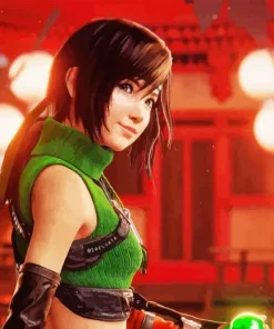 Cool Yuffie Paint By Numbers
