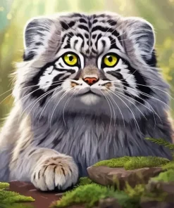 Cute Pallas Cat Paint By Numbers