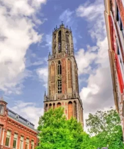 Famous Dom Tower Paint By Numbers