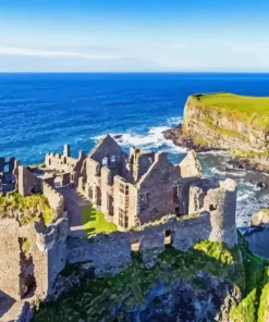 Big Dunluce Castle Paint By Numbers